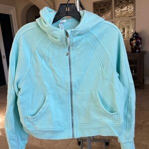 Lululemon Athletica Mint Green /  Blue Zip-Up Hoodie XS